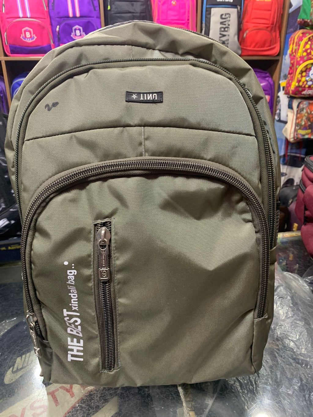 Premium Olive Green UNIT Backpack – Rugged &amp; Versatile