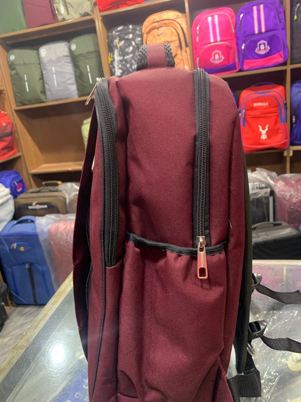 Premium Maroon School Backpack – Stylish And Functional